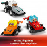 LEGO Duplo Voitures de Course et Pilotes d’Une Écurie de F1 - Jouet dès 2 Ans Développant la Motricité Fine -