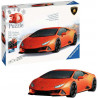 Ravensburger - Puzzle 3D Véhicules - Lamborghini Huracan Evo Edition Orange avec Grille de Construction - A partir de 8 Ans.