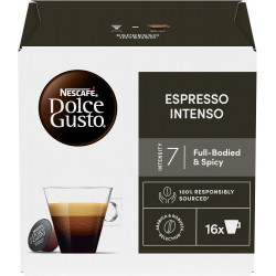 Nescafé Dolce Gusto Espresso Intenso - Café - 96 Capsules (Pack de 6 boîtes x 16).