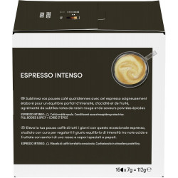 Nescafé Dolce Gusto Espresso Intenso - Café - 96 Capsules (Pack de 6 boîtes x 16).