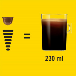 NESCAFE DOLCE GUSTO Grande - Café Capsule - Intensité 5 - Mélange Arabica & Robusta - 96 Capsules (6 Boîtes x 16).