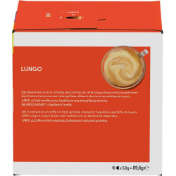 Nescafé Dolce Gusto Lungo - Café - 96 Capsules (6 boîtes x 16).
