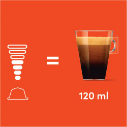 Nescafé Dolce Gusto Lungo - Café - 96 Capsules (6 boîtes x 16).