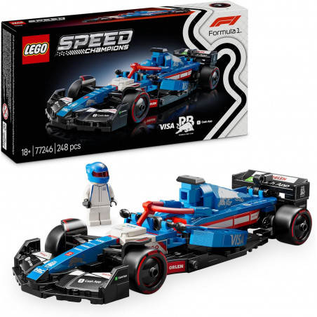 LEGO 77246 Speed Champions Voiture F1 Visa Cash App RB VCARB 01 - Maquette à Construire d'un véhicule de Formule 1.