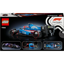 LEGO Speed Champions Voiture F1 Visa Cash App RB VCARB 01 - Maquette à Construire d'un véhicule de Formule 1.