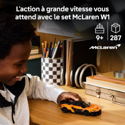 LEGO 77257 Speed Champions McLaren W1 - Jouet Voiture  - Maquette avec Minifigurine Collector de Pilote..