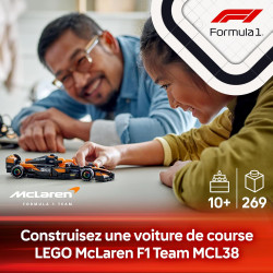 LEGO Speed Champions Voiture F1 McLaren Team MCL38 - Jeu de Construction avec véhicule de Course Formule 1.