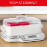 Tefal Multi Delices Express - Yaourtière - 6 Pots - Rouge - 5 Programmes automatiques - desserts lactés.