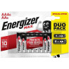 PILES ENERGIZER Max BP12 DUO PACK - 6AA - 6AAA