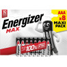 8 Piles Energizer Max AAA LR03 MN2400.