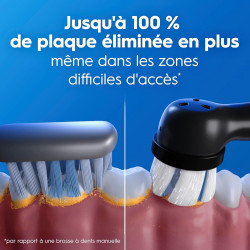 Oral-B Brosse A Dents Electrique iO 2 Noire - 3 Modes De Brossage Silencieux.