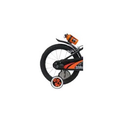 street art Vélo Enfant 16'' garçon, Noir et Orange