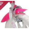 velo 12 pouce fille licence barbie rose et blanc