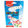 Maped Color'Peps - 10 Feutres pinceaux à pointe souple
