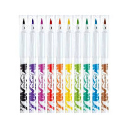 Maped Color'Peps - 10 Feutres pinceaux à pointe souple