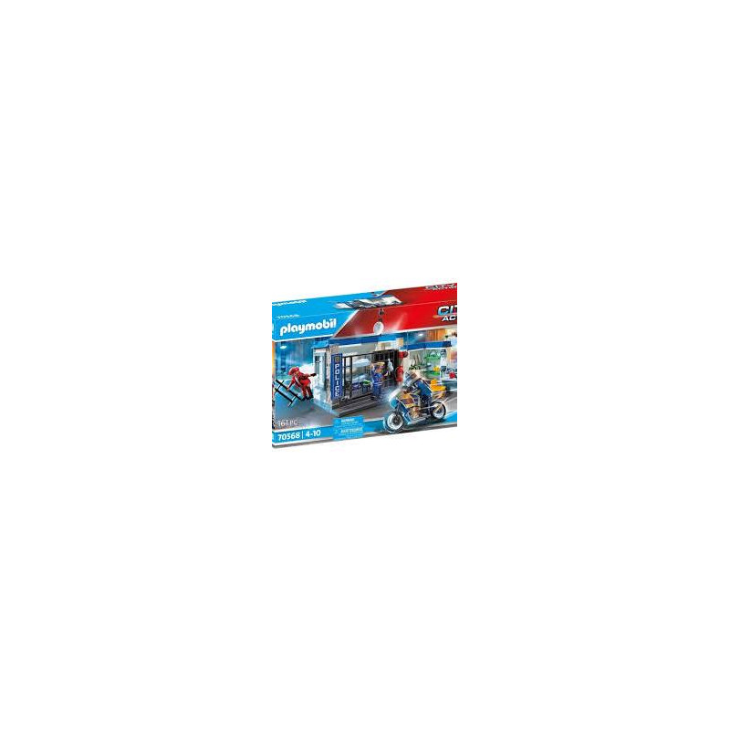Playmobil® - Police poste de police et cambrioleur - 70568 - Playmobil® City Action