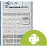 Casio GRAPH35+EII blanc coque bleue