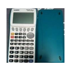 Casio GRAPH35+EII blanc coque bleue