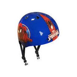 Stamp Casque Skate Spiderman Skateboard Jeunesse Unisexe, Bleu.