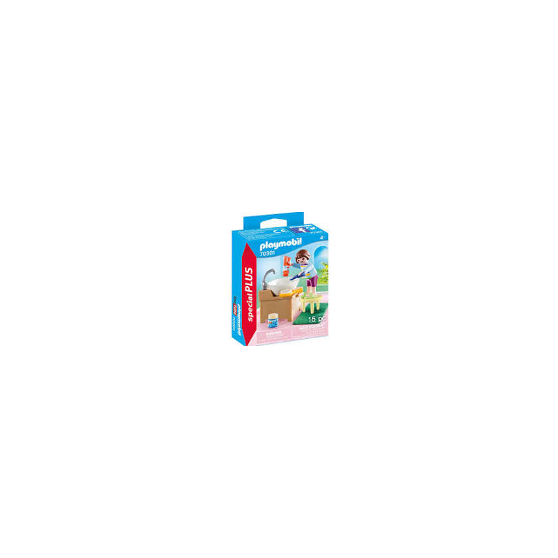 Playmobil 70301 Enfant avec lavabo (Special Plus)