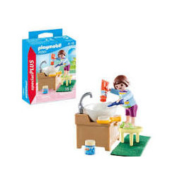 Playmobil 70301 Enfant avec lavabo (Special Plus)