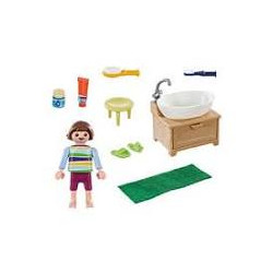 Playmobil 70301 Enfant avec lavabo (Special Plus)