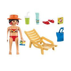 Playmobil - 70300 - Special Plus - Vacancière avec transat