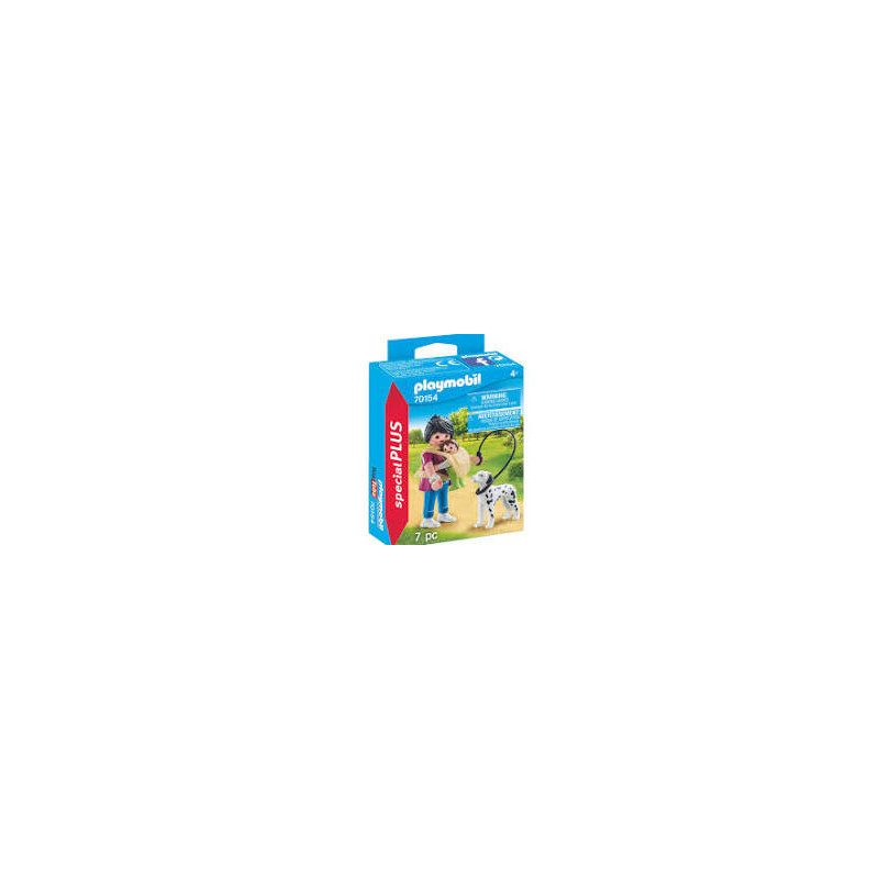 PLAYMOBIL 70154 Maman avec Bébé et chien