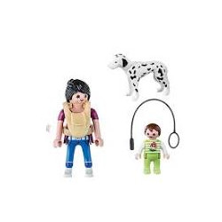 PLAYMOBIL 70154 Maman avec Bébé et chien