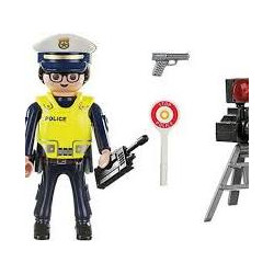 Playmobil 70305  Policier avec Radar de Vitesse