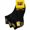 3 Paires de Chaussettes basses Worksneakers T43-46 noir .