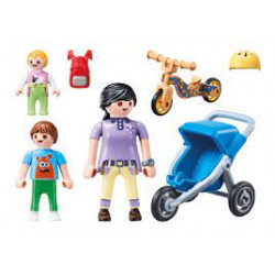 Playmobil 70284 Maman avec Enfants - City Life.