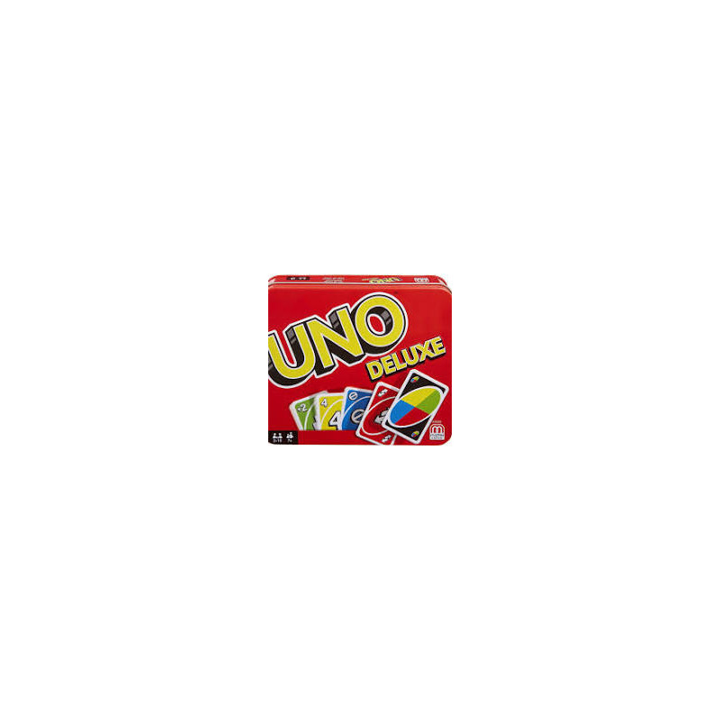 Mattel Games UNO Deluxe, Jeux De Cartes Familial pour Enfants Et Adultes.