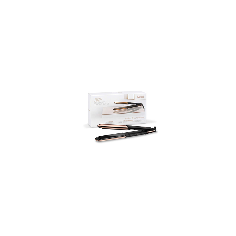 BaByliss - Lisseur Pure Metal avec Technologie Ionique et plaques Diamant-Céramique