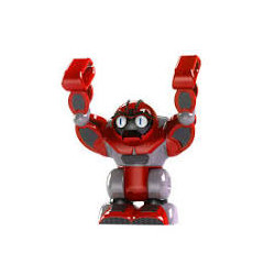 BOOMBOT Robot humanoïde Rouge.