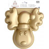 Framboiselle - Moule Silicone Elan pour Créer Gâteau de Noel en forme d'Elan - Moule Pâtisserie.