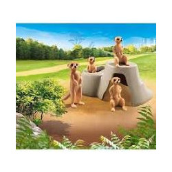 PLAYMOBIL 70349 Suricates et rocher.