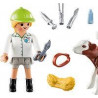 PLAYMOBIL Special Plus 70252 Vétérinaire et veau.