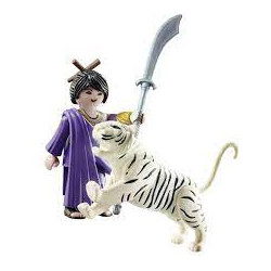 Playmobil special plus - 70382 -  Combattante Ninja et Tigre- Les Pirates