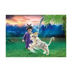 Playmobil special plus - 70382 -  Combattante Ninja et Tigre- Les Pirates