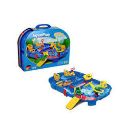 AquaPlay - LockBox - 1516 -  Piscine Aquatique comme Valise de Transport avec 27 pièces