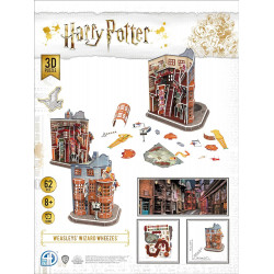 HARRY POTTER BOUTIQUE WEASLEY'WISARD WHEEZES PUZZLE 3 D 62 PIECES POUR ENFANTS DE 8 ET PLUS