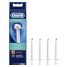 Lot de 4 buses de rechange Oral-B WaterJet pour lavage bucco-dentaire et nettoyant interdentaire.