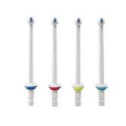 Lot de 4 buses de rechange Oral-B WaterJet pour lavage bucco-dentaire et nettoyant interdentaire.
